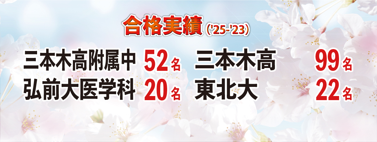習学ゼミ 2025年度合格実績