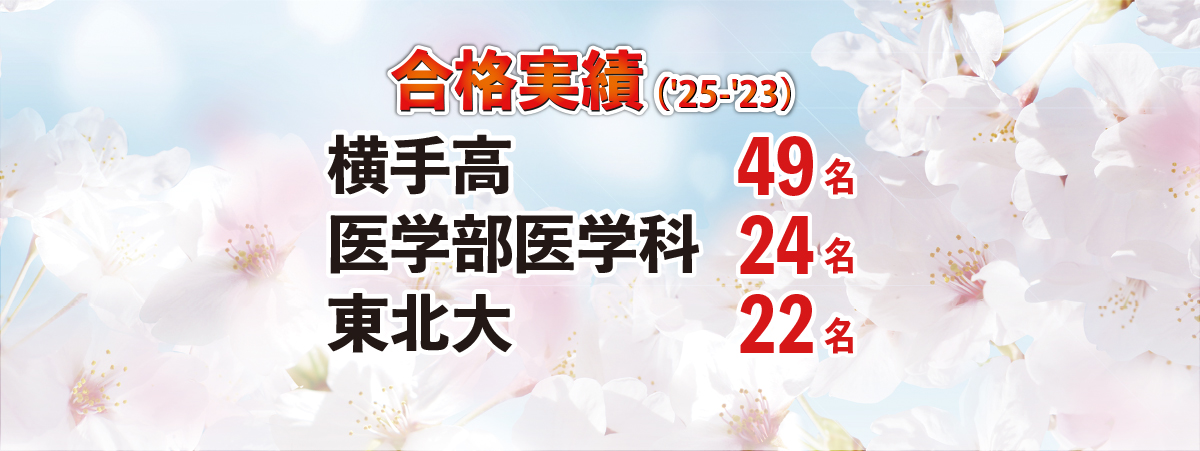 習学ゼミ 2025年度合格実績