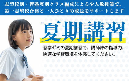 習学ゼミ 夏期講習